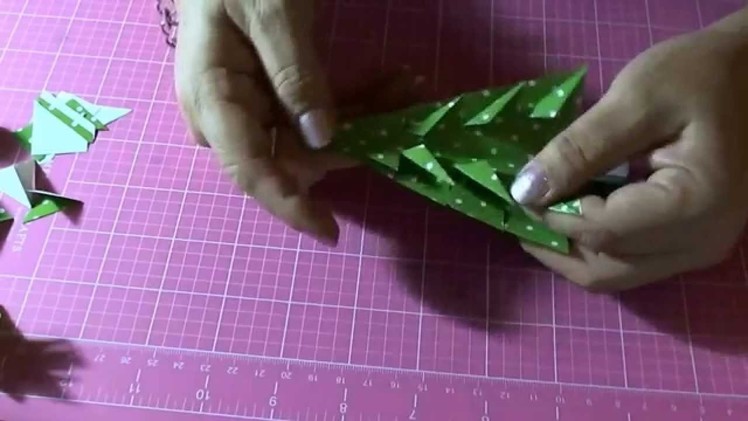Tutorial Arbol de Navidad Tecnica Origami