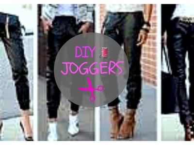 DIY Turn Pants into "Joggers"