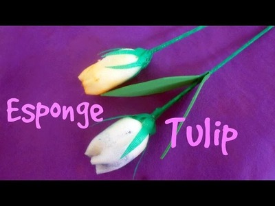 Sponge Tulip - DIY