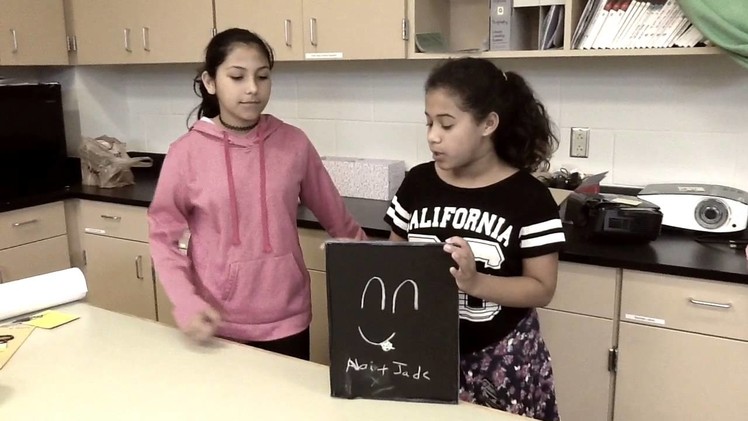 DIY Chalkboard Mirror