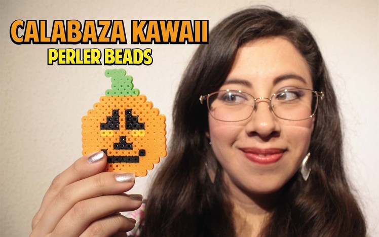 DIY Especial Halloween: Calabaza kawaii. kawaii Pumpkin con Perler Beads