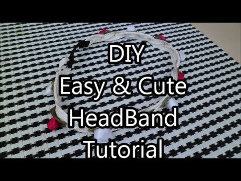 DIY  "FLoral Headband"  ( Diadema floral )