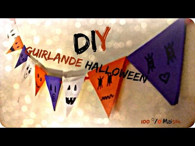 DIY- Guirlande pour Halloween 100% maison
