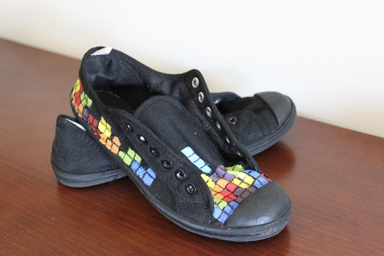 ¿Zapatillas a lo tetris? -DIY- Tetris style slippers