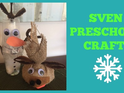 BURLAP SVEN PRESCHOOL CRAFT!! | momswithmouseears