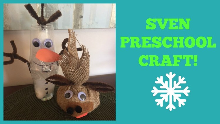 BURLAP SVEN PRESCHOOL CRAFT!! | momswithmouseears