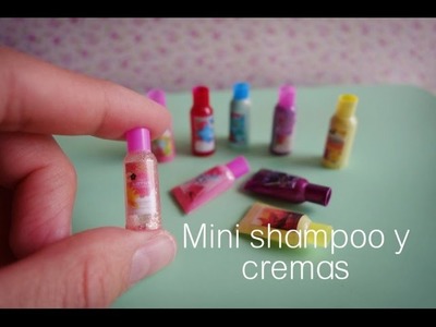 Cómo hacer mini shampoo y cremas