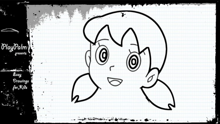 How to draw Shizuka - Doraemon Drawing
