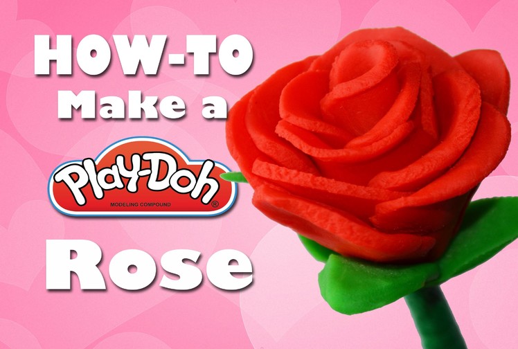 ❤️ HOW TO MAKE a Play-Doh rose ❤️ Handmade gifts for Valentine's Day! | The Ditzy Channel