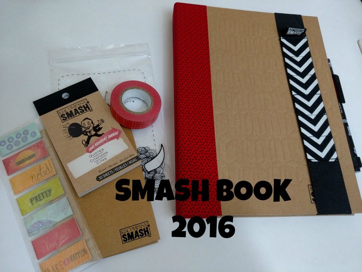 Mi SMASH Book 2016. . Paginas SMASH Book Rojo (Kit) *Creaciones Izzy