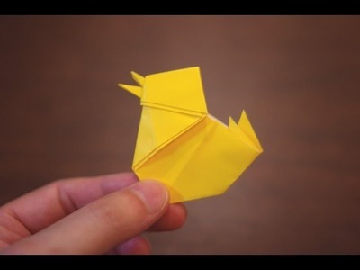 Origami baby chick