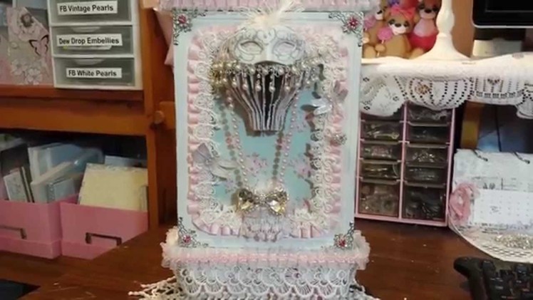 Shabby Chic Altered Cabinet GDT for ScrapWLuv Etsy Lettys BD Challenge