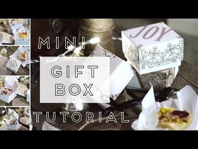 Craft tutorial: Recycled Christmas Card Gift boxes