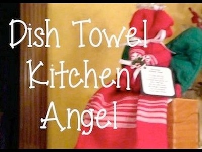 Dish Towel Kitchen Angel  - Vintage Craft