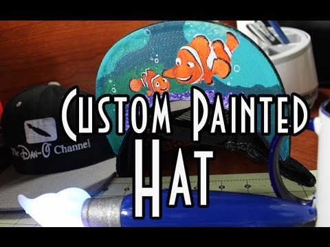 Disney DIY | Finding Nemo | Speed Painting on a Snapback Hat Disney Pixar