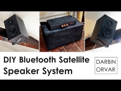 DIY Bluetooth Satellite Speaker System with Subwoofer by Darbin Orvar