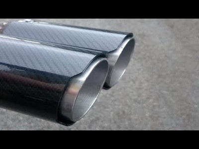 DIY - Carbon Fiber Exhaust tips