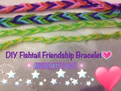 DIY Fishtail Friendship Bracelet-Another Way to do it