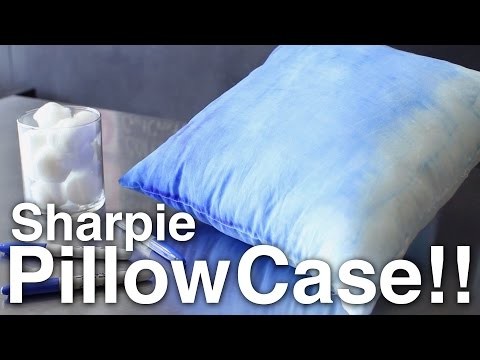 DIY Sharpie Pillow Case!!