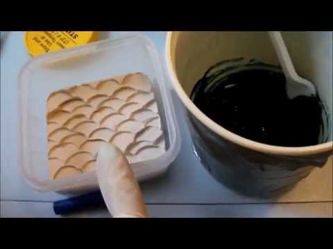 DIY Silicone Mermaid Tail Tutorial #1 - Making Scales