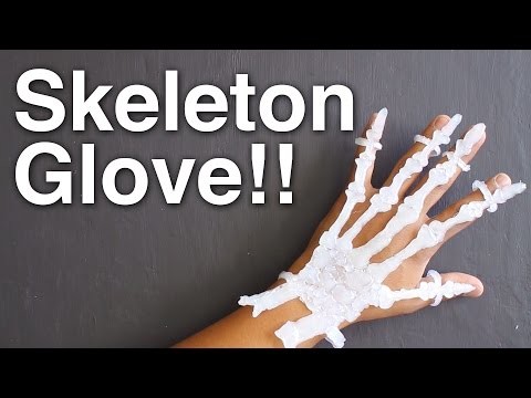 DIY Skeleton Glove!!