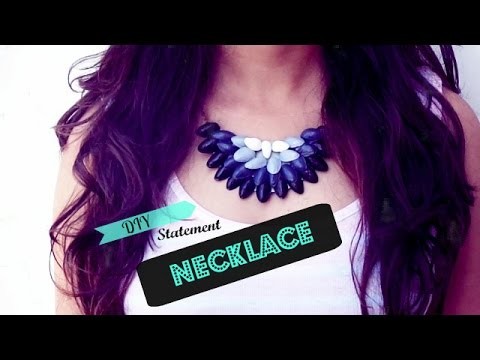 DIY Statement Necklace | Recycled | Handcrafted Curio