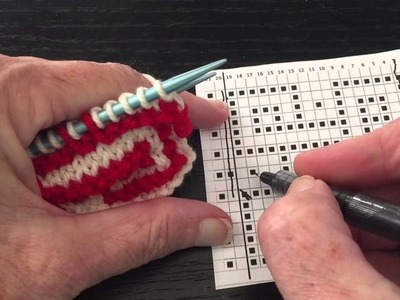 How to Decrease in Mosaic Stitch Knitting