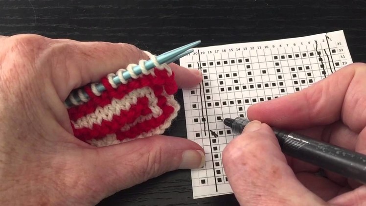 How to Decrease in Mosaic Stitch Knitting