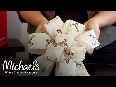 How to Make a Bow | DIY Holiday | Michaels
