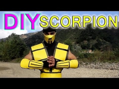 How to make a DIY MK Scorpion Mortal Kombat Costume in 1 Day