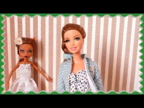How to Make a Doll Dress  DIY tutorial Handmade Clothing for dolls