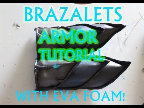 How to make Armor Brazalets with Eva Foam.DIY Tutorial