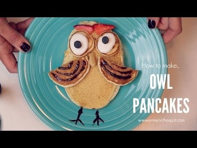 How To Make Owl Pancakes | Food Craft | Jenny On The Spot