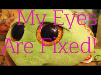 How to Make your'e Beanie Boo's Scratched eyes Fixed