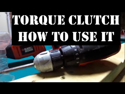How To: Use a Torque Clutch On A Cordless Drill - DIY - Learning!