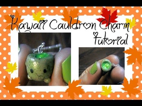 Kawaii Cauldron Charm Clay Tutorial