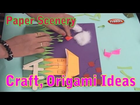 Paper Scenery, Learn Craft For Kids, Origami For Children, Craft Ideas ...