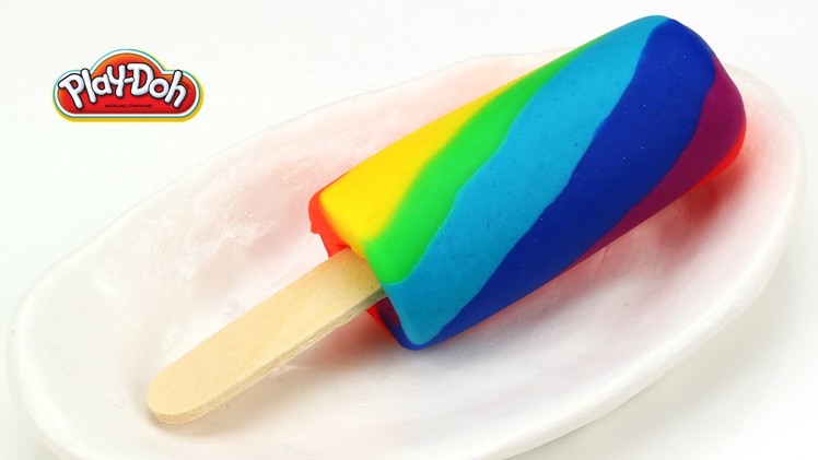 Play-Doh Rainbow Popsicle Ice Cream Bar Easy