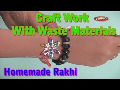 Rakhi | Craft Work With Waste Materials | Learn Craft For Kids | Waste Material Craft Work