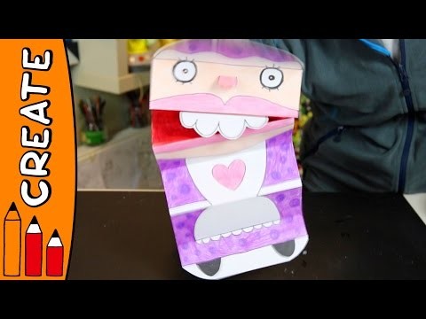 Santa's Wife Hand Puppet | Christmas DIY Craft Ideas With Øistein