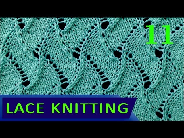 Scroll | Lace Knitting Stitch #11 - Reversible