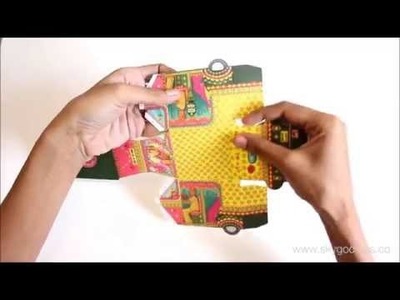 Sky Goodies DIY Bombay Auto Rickshaw Box Papercraft