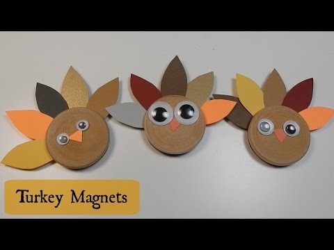 Turkey Craft for Kids Cute Magnets