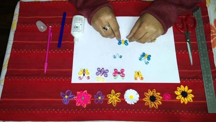 18. How to make a Quilling Butterfly Part 2