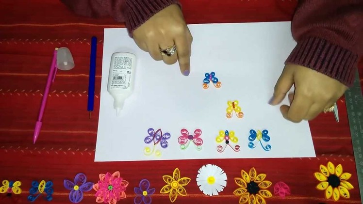 20. How to make a Quilling Butterfly Part 4