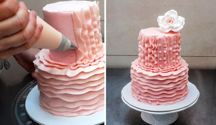 Buttercream Cake Decorating Tip. Easy and Fast Technique by CakesStepbyStep.