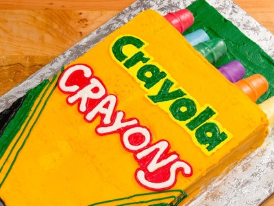 Crayola Crayons Cake (Back to School) from Cookies Cupcakes and Cardio
