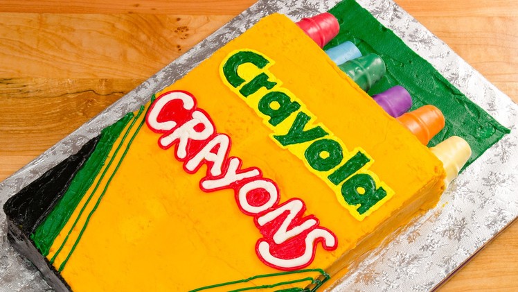 Crayola Crayons Cake (Back to School) from Cookies Cupcakes and Cardio