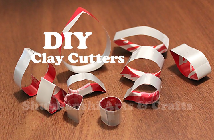 DIY - Clay Cutters from Soda cane | Cookie.Clay cutters using Coke Cane