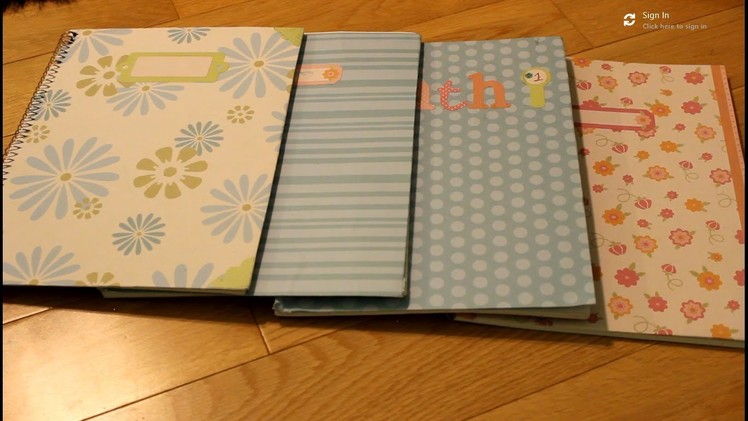 DIY: Cute Notebook Covers!